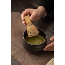 Bambu Matcha Çayı Karıştırıcı Fırça Ve Kaşık Bamboo Whisk Köpürtücü Cin552