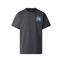 The North Face M Mountaın Escape Relaxed Short Sleeve T Erkek Tişört Nf0a8gb1rhı1 Gri