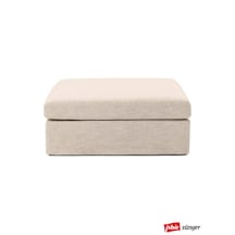 Mode Siesta Pro Kuş Tüyü Puf 05 Bej Keten Kumaş Işbir Sünger Dai