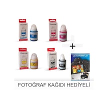 Canon G3400 İçin 1 Takım Photoink Mürekkep Fotoğraf Kağıdı Hediy