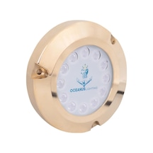 Oceanus Ocl-1245 Bronz Su Altı Aydınlatma Lambası Mavi Işık Bronz - Mavi