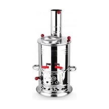 Semaver 3.5Lt Odun Kömürlü Çay Semaver Çift Musluk