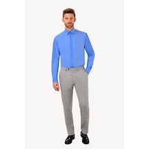 Erkek Gri Keten Spor Pantolon