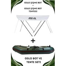 Oslo Fishing Team Haki Şişme Bot Ve Tente Seti