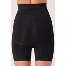 Form Angel Kadın Siyah Toparlayıcı Mini Şort Korse Siyah