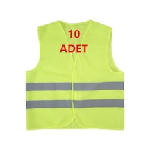Ikaz Yeleği Sarı 10 Adet