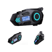 K09 Intercom Bluetooth Motosiklet Kask Kulaklığı Çift Yönlü Intercom Ve Müzik Desteği