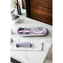 Marble Seri Diş Fırçalık Gri Marble Seri Diş Fırçalık Gri