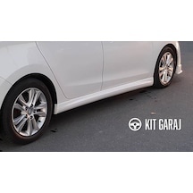 Kit Garaj Opel Astra J Çift Kanallı Yan Marşpiyel Plastik