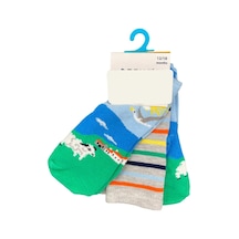 Defne Baby 3lü Bebek Çorabı E021-22 Yeşil