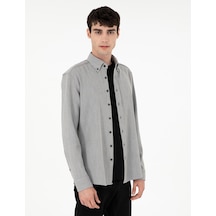 Pierre Cardin Erkek Gri Gömlek Desenli 50293947-vr024 Gri