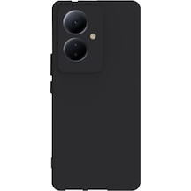 Nettech Vivo V29 Lite Uyumlu Trend Seri Arka Koruma Kılıf - Siyah Siyah