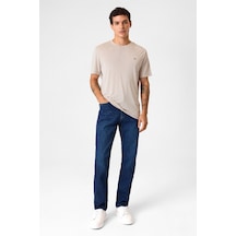 Back And Bond Regular Fit Basic Bej Tişört Çok Renkli