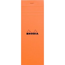 Rhodia Kareli Bloknot, Turuncu, 74x210 Mm 103 Ivory