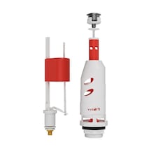 Visam Teos 614-001 Basmalı Sistem Rezervuar İç Takım Zeplin Flotörlü Beyaz