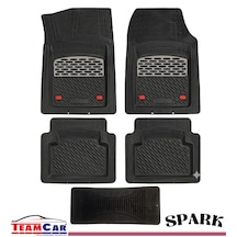 Spark Safir 4d Havuzlu Paspas Siyah Krom Karbon