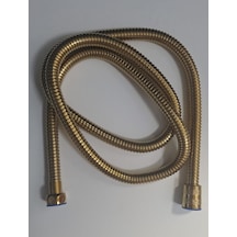 Spiral Duş Hortumu 150 Cm - Gold Altın - Ekonomik Üründür
