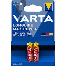 Varta 4703 Longlife Max Power AAA Size 2li İnce Kalem Pil
