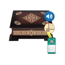Ahşap Kutulu Kur'An-I Kerim (0313 - Çanta Boy - Kahverengi) N11.1103