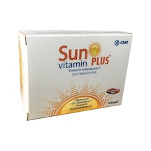 Sun Vitamin Plus Vitamin D3 İçeren Takviye Edici Gıda 60 Kapsül Sun Vitamin Plus Vitamin D3 İçeren Takviye Edici Gıda 60 Kapsül