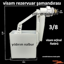 Visam Jet Flatör Visam Rezervuar Prinç Çıkış 3/8 İç Takım Şamandı