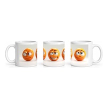 Seramik Kupa Komik Portakal Karakterleri Baskılı 300 Ml Hediyelik Beyaz