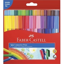 Faber-Castell Eğlenceli Keçeli Kalem 30'lu Çok Renkli