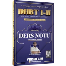 Yediiklim Yayınları Diyanet İşleri Başkanlığı Dhbt I-ıı Ortaöğretim Ön Lisans Lisans Ders Notu