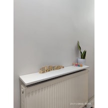 Güvendekoratif Petek Üstü Uçar Raf 80 Cm Beyaz