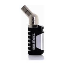 Worldforce Turbo Torch Piezo 1300° Doldurulabilir Jet Pürmüz N11.3476 Siyah