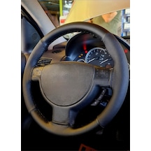 Skoda Citigo Uyumlu Dikmeli Direksiyon Kılıfı Noktalı-soft Siyah