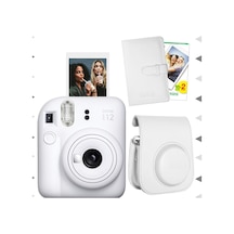 Fujifilm Instax Mini 12 Fotoğraf Makinesi + 20'Li Film + Laporta Albüm + Deri Kılıf Seti