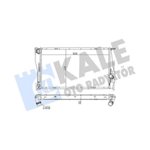 Kale 354600 Motor Su Radyatörü - Bmw X1 2009-2015 23 17117788903 - 17117790297 - 7788903 - 7790297 - 17117794488 - 7794488 - 17117558480 - 7558480 - 17117788904