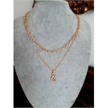 Deniz Atı Figürü Kolye Rose-gold - 151448437 Rose-gold