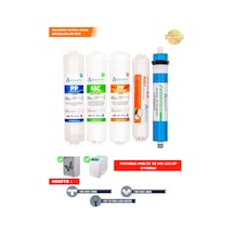 Su Arıtma Filtresi – Hyundai Hnd-35 Ve Hw-100 Up Uyumlu 5’li Set