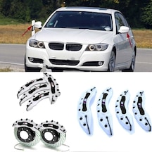 Bmw E90 ///m Beyaz 17-18-19-20 Janta Uyumlu 4.lü Kaliper Kapagı
