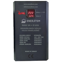 Enerjitem 5 Kva Röleli Voltaj Regülatörü 130-260v 5000 Va
