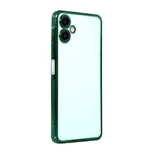 Samsung Galaxy A07 4g Razer Lensli Silikon - Yeşil 0.2M-Çok Renkli