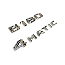Benz B180 Ve 4matic Krom Bagaj Yazısı Seti 2'li 3m 3d Abs