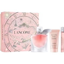 Lancome La Vie Est Belle Edp 50 Ml + Body Lotion 50 Ml + Edp 10 Ml Kadın Parfüm Seti Çiçek - Meyve