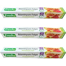 Fresh-up Ev Tipi Alüminyum Folyo - 30 Cm. X 10 Metre - 3 Paket