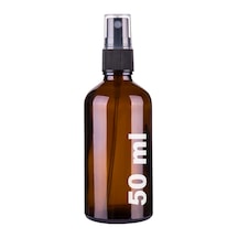Afracam Amber 50 Ml Kapaklı Sprey Dezenfektan Cam Şişe Siyah