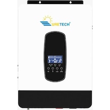 Uretech 4.2 Kva 3800 W Tam Sinüs Akıllı Mppt 110 A H.v 55-450 V İnverter 24 Dc-220 Vac İnvertör
