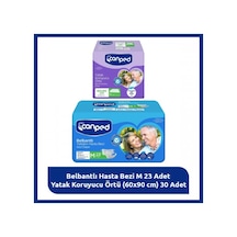 Canped Hasta Bakım Seti M Belbantlı Bezi & Yatak Örtüsü M