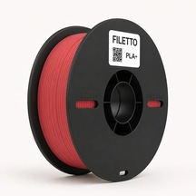 Mattle Kırmızı Filetto Matte Pla+ 3d Filament 1.75mm 1kg Ams Uyumlu