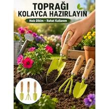 Bahçe El Aletleri Seti Toprak Düzenleme Ve Dikim Aparatı Mh-hs5133-5449