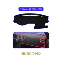 Volvo S40 2008-2012 Torpido Koruma Halısı Mavi Kenar