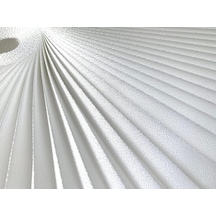 Pliper Beyaz - Plise Cam Balkon Perdesi Yapışkanlı 3400001 50 X 140 Çok Renkli