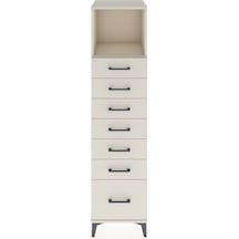 Hyperion Dolap Tek Raflı 7 Çekmeceli 44x44x182 Aytaşı-aytaşı Aytaşı