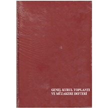 Genel Kurul Top. Ve Müz. Deft. 96 Yp Ciltli Özkan Bordo